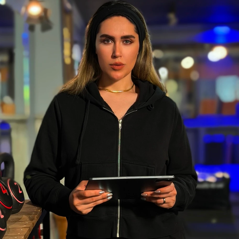 مژده آقائی مربی فیتنس و ای ام اس بانوان